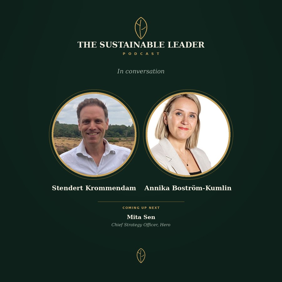 The Sustainable Leader Podcast — in conversation with Annika Boström-Kumlin